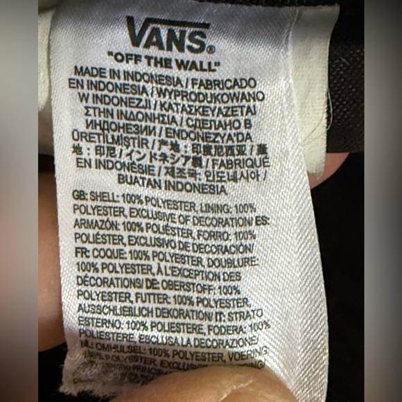 Vans Off The Wall Old Skool Classic Backpack VGUC Back To School Skateboarding - Picture 8 of 8